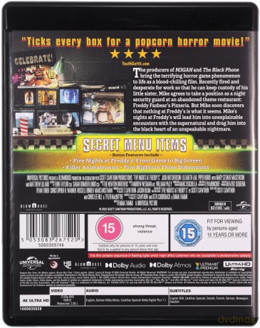 Five Nights At Freddy's (Pięć koszmarnych nocy) [Blu-Ray 4K]