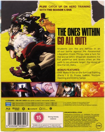 My Hero Academia Season 6 Part 1 (Akademia bohaterów) [2xBlu-Ray]