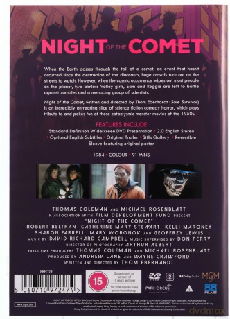 Night Of The Comet (Noc komety) [DVD]