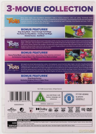 Trolls 3 - Movie Collection [3DVD]