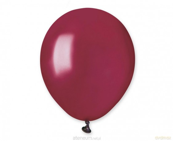 Balony pastelowe ciemnoczerwone 12,5cm 100szt