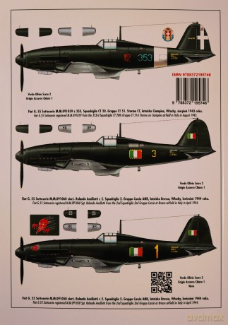 Fiat G.55 Centauro" nr 574" - Janusz Ledwoch [KSIĄŻKA]