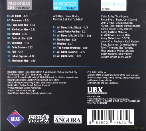 Michał Urbaniak: Miles Of Blue (Special Edition) [2CD]