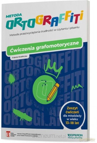 Ortograffiti. Ćwiczenia grafomotoryczne 13-18 lat - Jolanta Studnicka [KSIĄŻKA]
