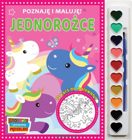 Poznaję i maluję - Jednorożce [KSIĄŻKA]