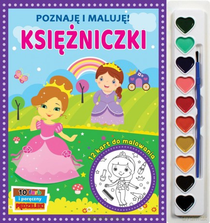 Poznaję i maluję - Księżniczki [KSIĄŻKA]