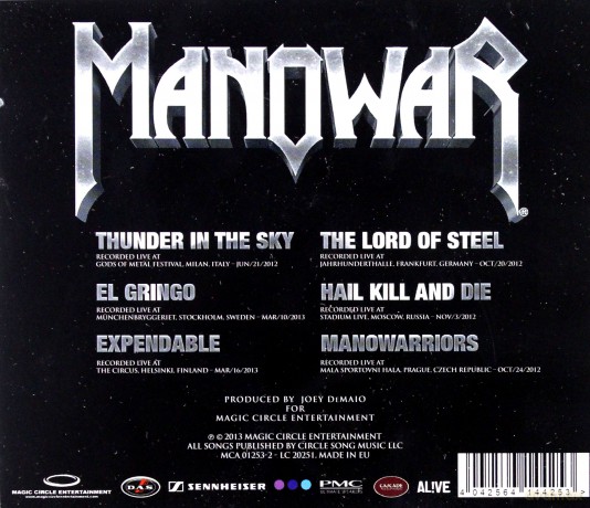Manowar: The Lord Of Steel Live [CD]