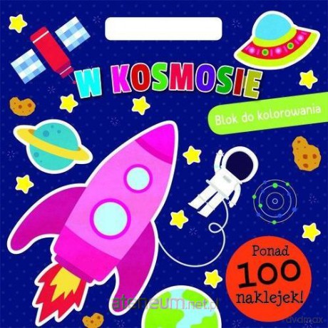W kosmosie. Blok do kolorowania [KSIĄŻKA]