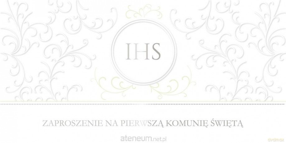 Zaproszenie Komunia (10szt)