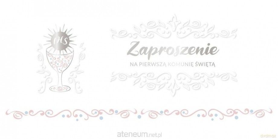 Zaproszenie Komunia (10szt)