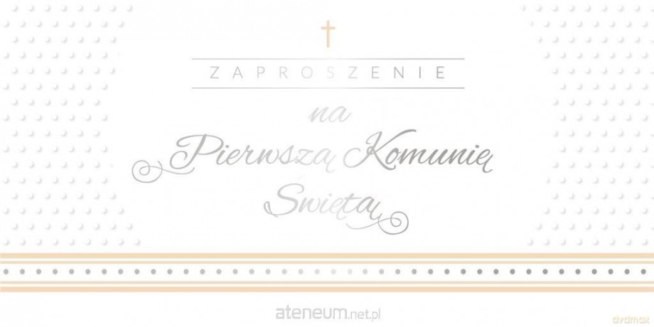 Zaproszenie Komunia (10szt)