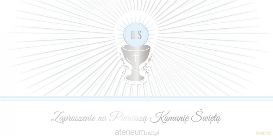 Zaproszenie Komunia (10szt)
