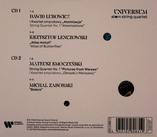 Atom String Quartet: Universum [CD]