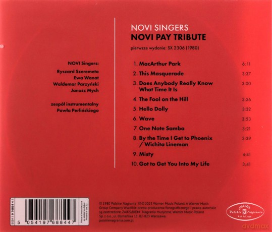 Novi Singers: Pay Tribute [CD]