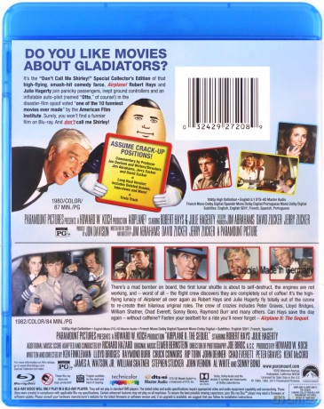 Airplane! / Airplane II: The Sequel (Czy leci z nami pilot? / Spokojnie, to tylko awaria...) [2xBlu-Ray]