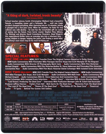 The Dead Zone (Martwa strefa) [Blu-Ray 4K]+[Blu-Ray]