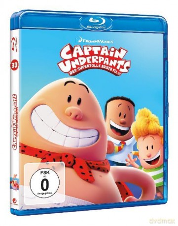 Captain Underpants: The First Epic Movie (Kapitan Majtas: Pierwszy wielki film) [Blu-Ray]