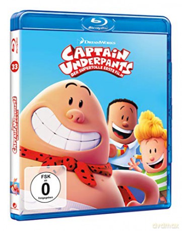Captain Underpants: The First Epic Movie (Kapitan Majtas: Pierwszy wielki film) [Blu-Ray]