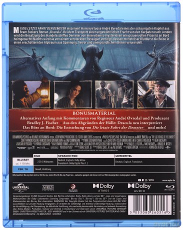 The Last Voyage of the Demeter (Demeter: Przebudzenie zła) [Blu-Ray]