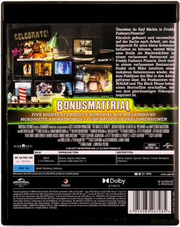 Five Nights at Freddy's (Pięć koszmarnych nocy) [Blu-Ray 4K]
