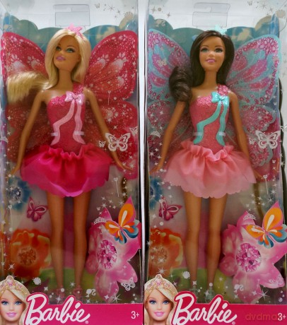 MATTEL Lalka Barbie Wróżka z kolorowymi skrzydełkami (W2965) [ZABAWKA]