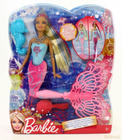 Barbie Lalka Syrenka zmieniająca kolor X9177 [ZABAWKA]