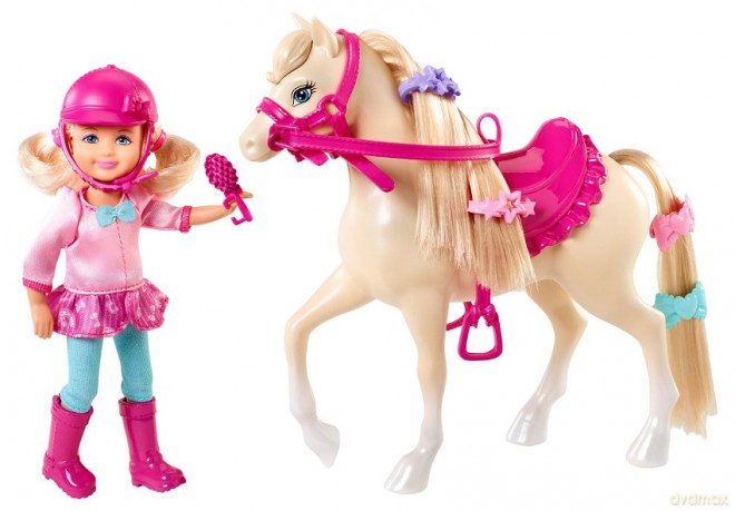 Barbie Lalka Chelsea i Kucyk z filmu X8412 [ZABAWKA]