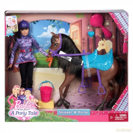 Barbie Lalka Skipper i Kucyk z filmu Y7563 [ZABAWKA]