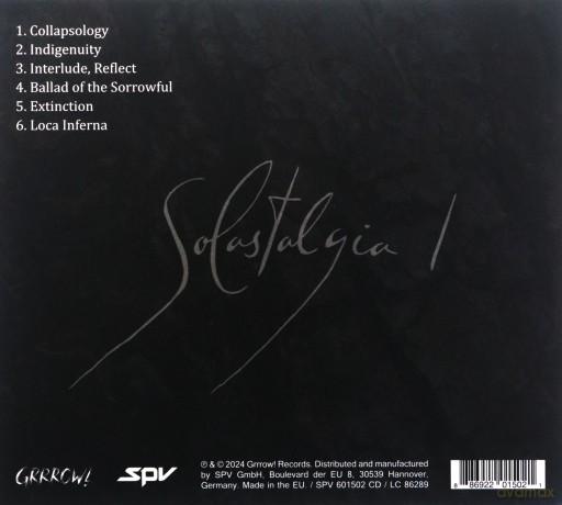 Vlk: Solastalgia I (digipack) [CD]