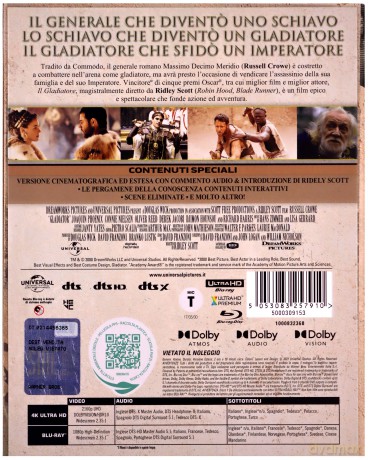 Gladiator (Titans of Cult) [Blu-Ray 4K]+[2xBlu-Ray]