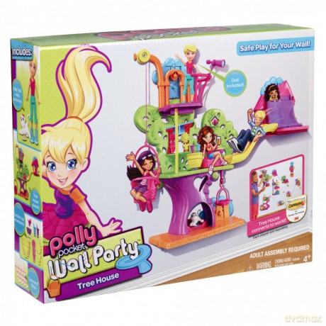 Domek na drzewie - Przygoda Polly Pocket na ścianie Y7113 [ZABAWKA]
