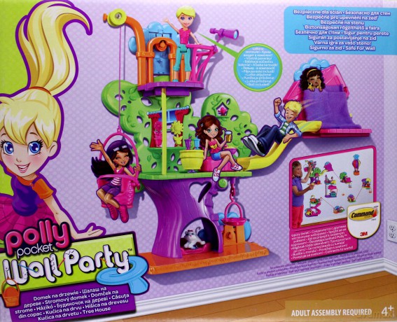 Domek na drzewie - Przygoda Polly Pocket na ścianie Y7113 [ZABAWKA]