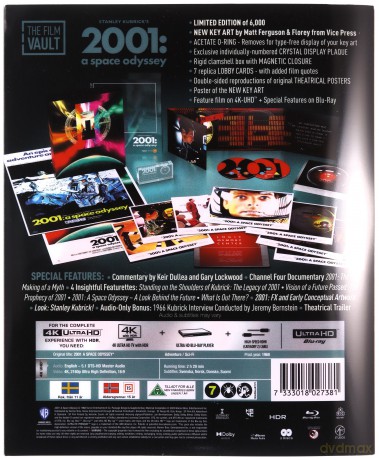 2001: Odyseja kosmiczna (The Film Vault) [Blu-Ray 4K]+[Blu-Ray]