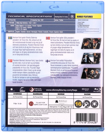 Air Force One [Blu-Ray]