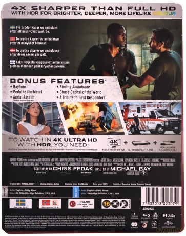 Ambulans (steelbook) [Blu-Ray 4K]+[Blu-Ray]