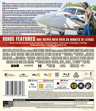 American Made (Barry Seal: Król przemytu) [Blu-Ray]