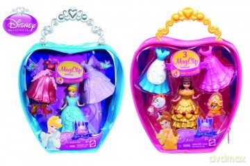 MATTEL Lalka Disney Princess MagiClip Modna Torebka Księżniczki (BBD31) [ZABAWKA]