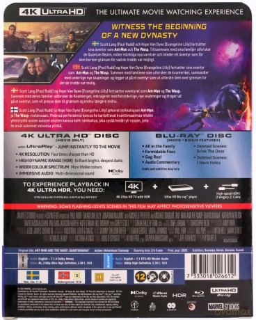 Ant-Man And The Wasp: Quantumania (Ant-Man i Osa: Kwantomania) (steelbook) [Blu-Ray 4K]+[Blu-Ray]