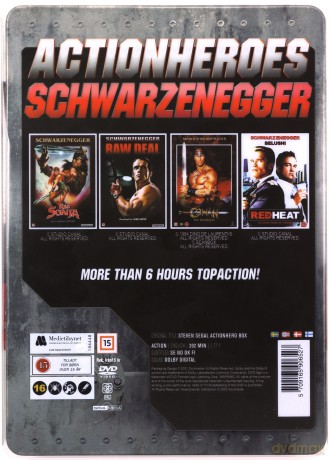 Arnold Schwarzenegger: Action Heroes (steelbook) [BOX] [4DVD]