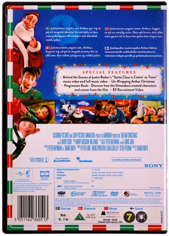 Arthur Christmas (Artur ratuje Gwiazdkę) [DVD]