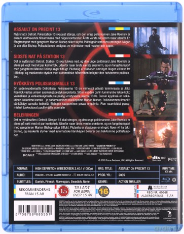 Assault On Precinct 13 (Atak na posterunek) [Blu-Ray]