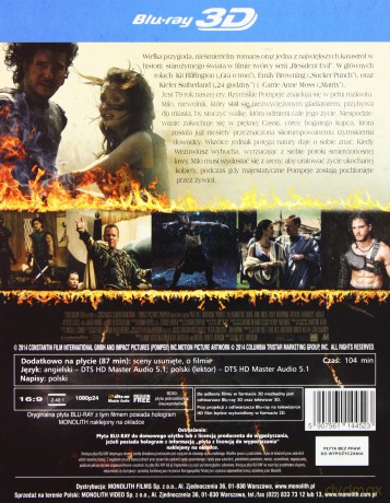 Pompeje 3D [Blu-Ray 3D]