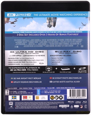 Avatar [Blu-Ray 4K]+[Blu-Ray]