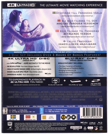Avatar: The Way of Water (Avatar: Istota wody) [Blu-Ray 4K]+[Blu-Ray]
