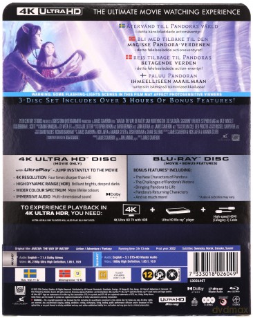 Avatar: The Way of Water (Avatar: Istota wody) (steelbook) [Blu-Ray 4K]+[2xBlu-Ray]