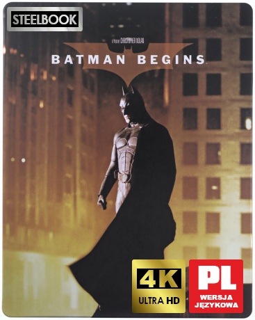 Batman - Początek (steelbook) [Blu-Ray 4K]+[Blu-Ray]