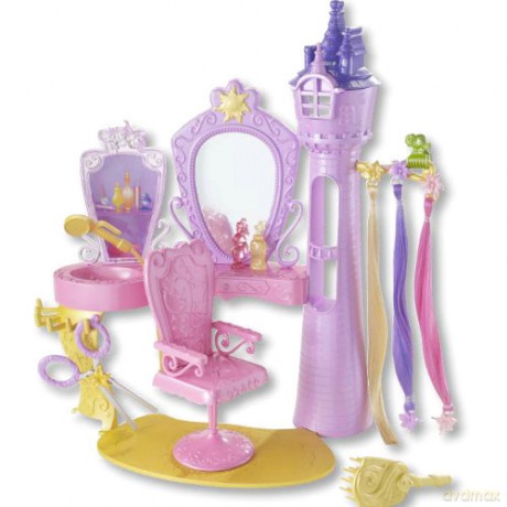 MATTEL Disney Princess Salon fryzjerski Roszpunki (X9385) [ZABAWKA]