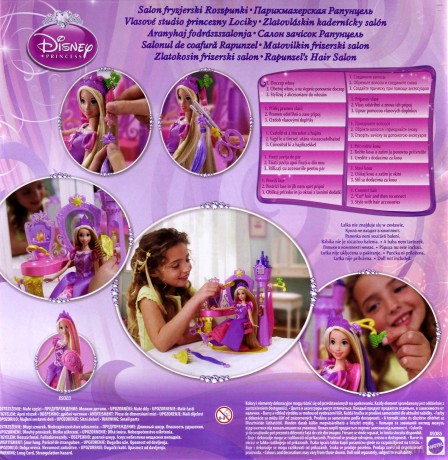 MATTEL Disney Princess Salon fryzjerski Roszpunki (X9385) [ZABAWKA]