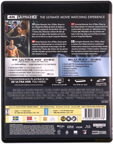 Black Panther: Wakanda Forever (Czarna Pantera: Wakanda w moim sercu) [Blu-Ray 4K]+[Blu-Ray]