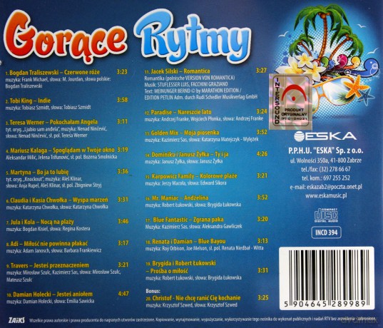 Śląskie gorące rytmy [CD]